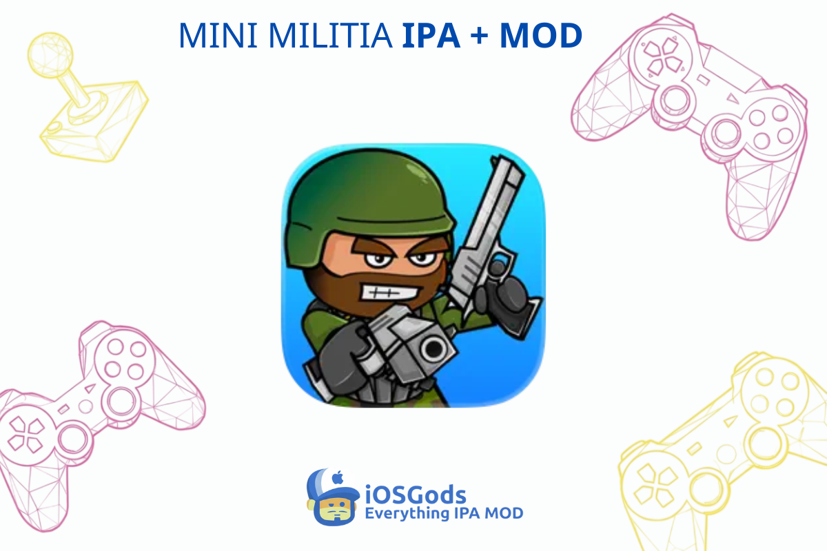 Download Mini Militia IPA MOD v5.6.0 [Unlimited Ammo, And Infinite Nitro Without Cost] for iOS