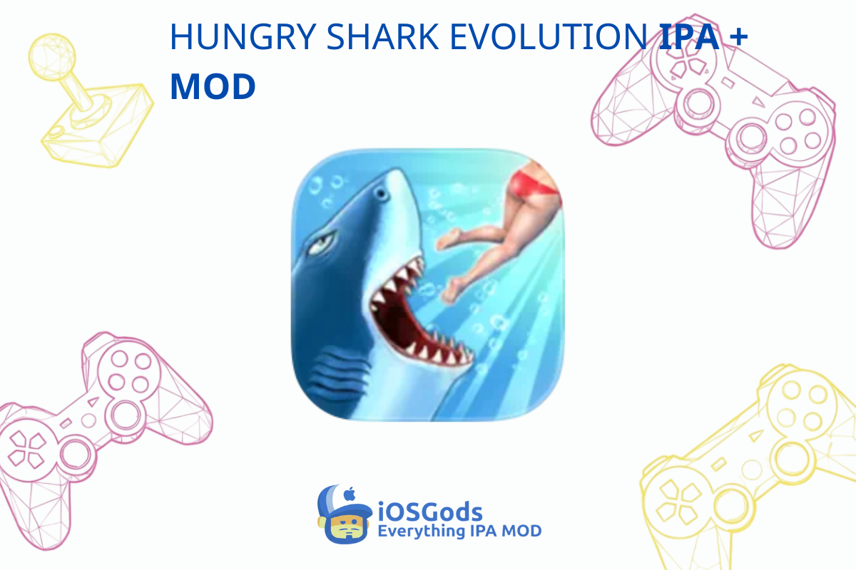 Download Hungry Shark Evolution 13.7.3 IPA MOD Unlimited Coins, Unlimited Gems