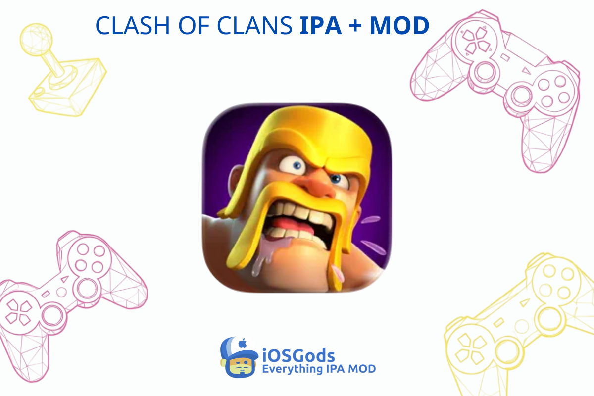 Download Clash of Clans IPA MOD v18.0.5 [Unlimited Loot, Infinite Gems] for iOS