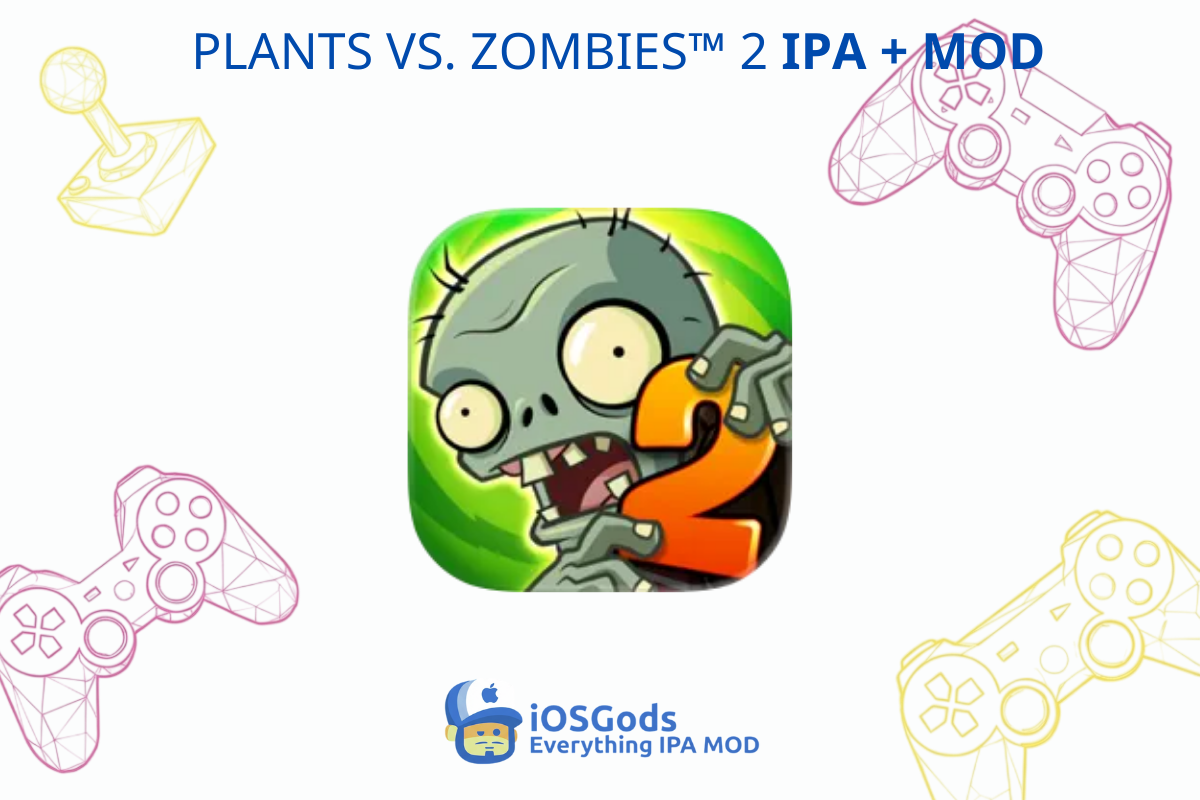 Download Plants vs. Zombies™ 2 12.9.1 IPA MOD Unlimited Resources, Including Coins, Gems